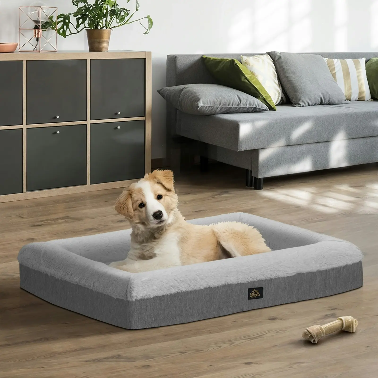 Alopet Orthopedic Dog Sofa Beds Pet Mat Calming Mattress Washable Removable X Large