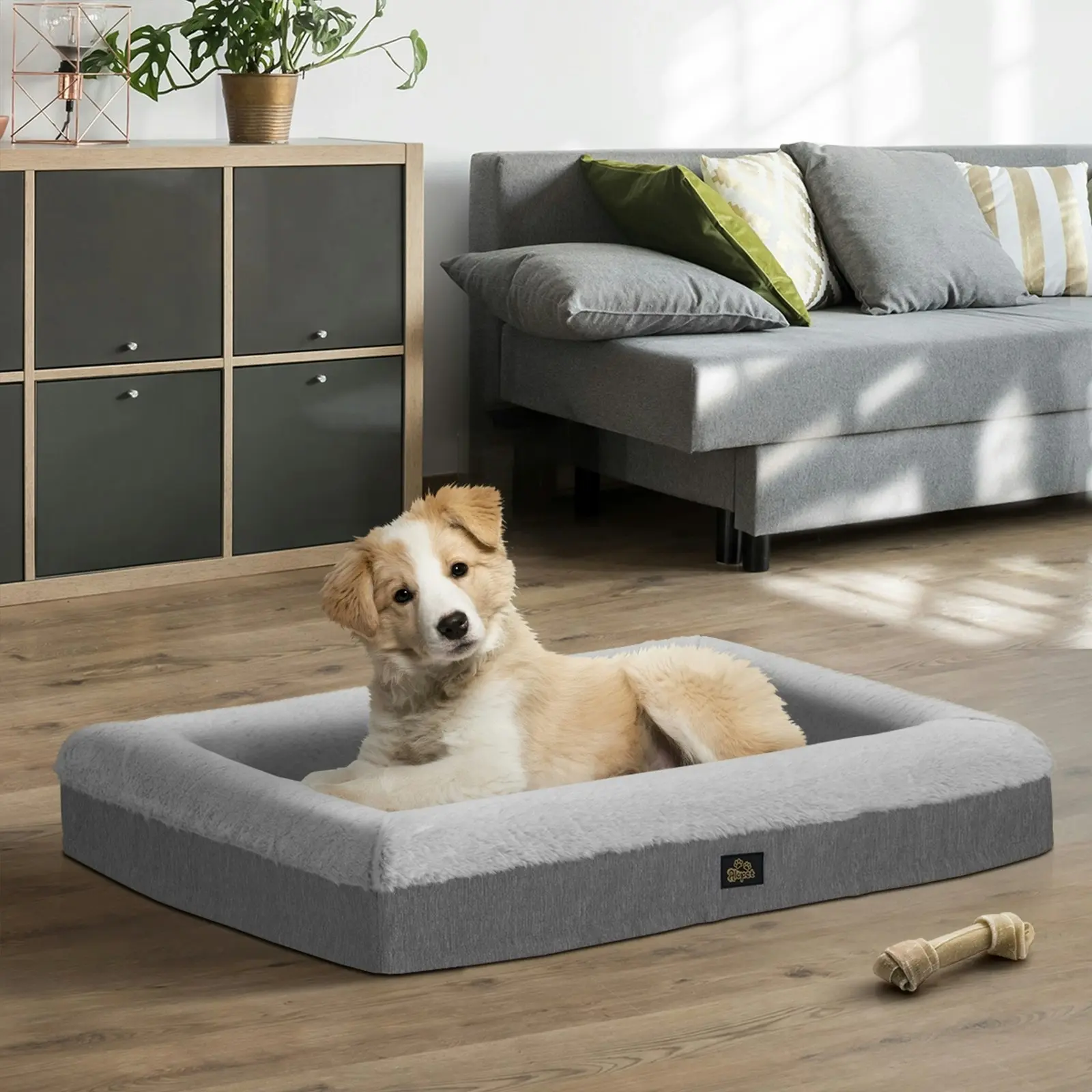 Alopet Orthopedic Dog Sofa Beds Pet Calming Mat Washable Removable Large