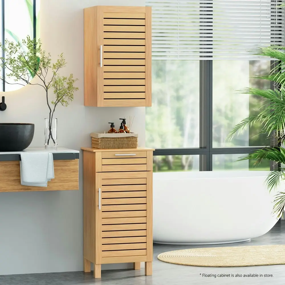 Artiss Bathroom Storage Cabinet 70cm Medicine 2 Tier Shelf Wall Mounted JILL