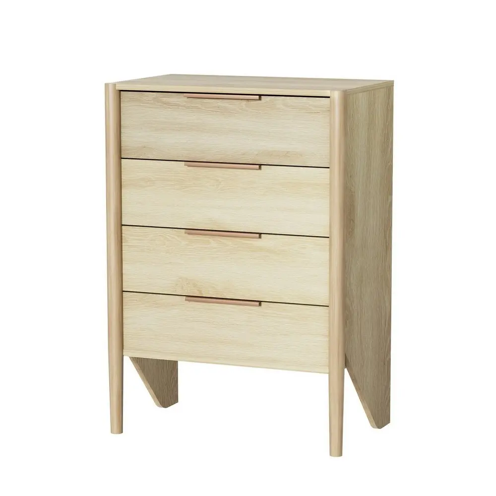 Artiss 4 Chest of Drawers Tallboy - INEZ Pine