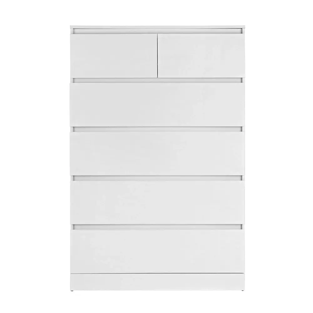 Artiss 6 Chest of Drawers - PEPE White