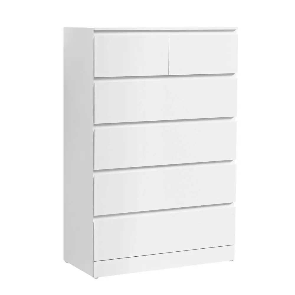 Artiss 6 Chest of Drawers - PEPE White