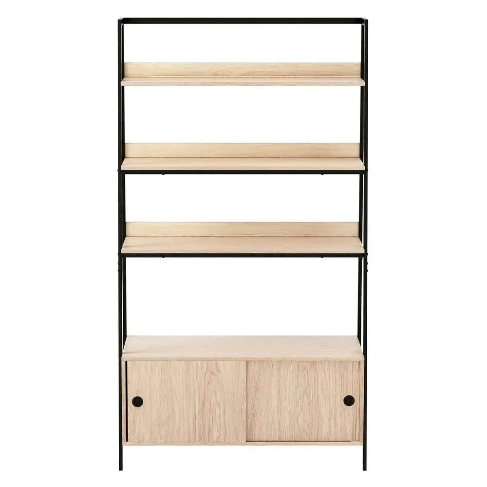 Artiss Bookshelf 5 Tier Cube Cabinet MIRA Oak