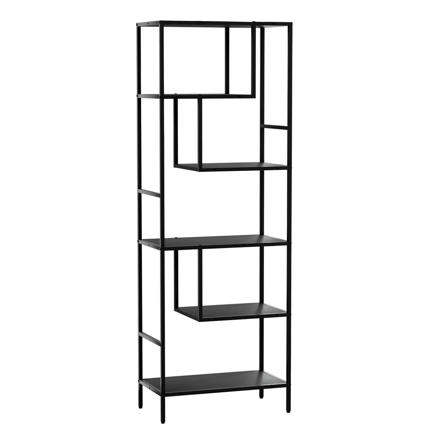 Artiss Bookshelf 5 Tiers RHYS Black