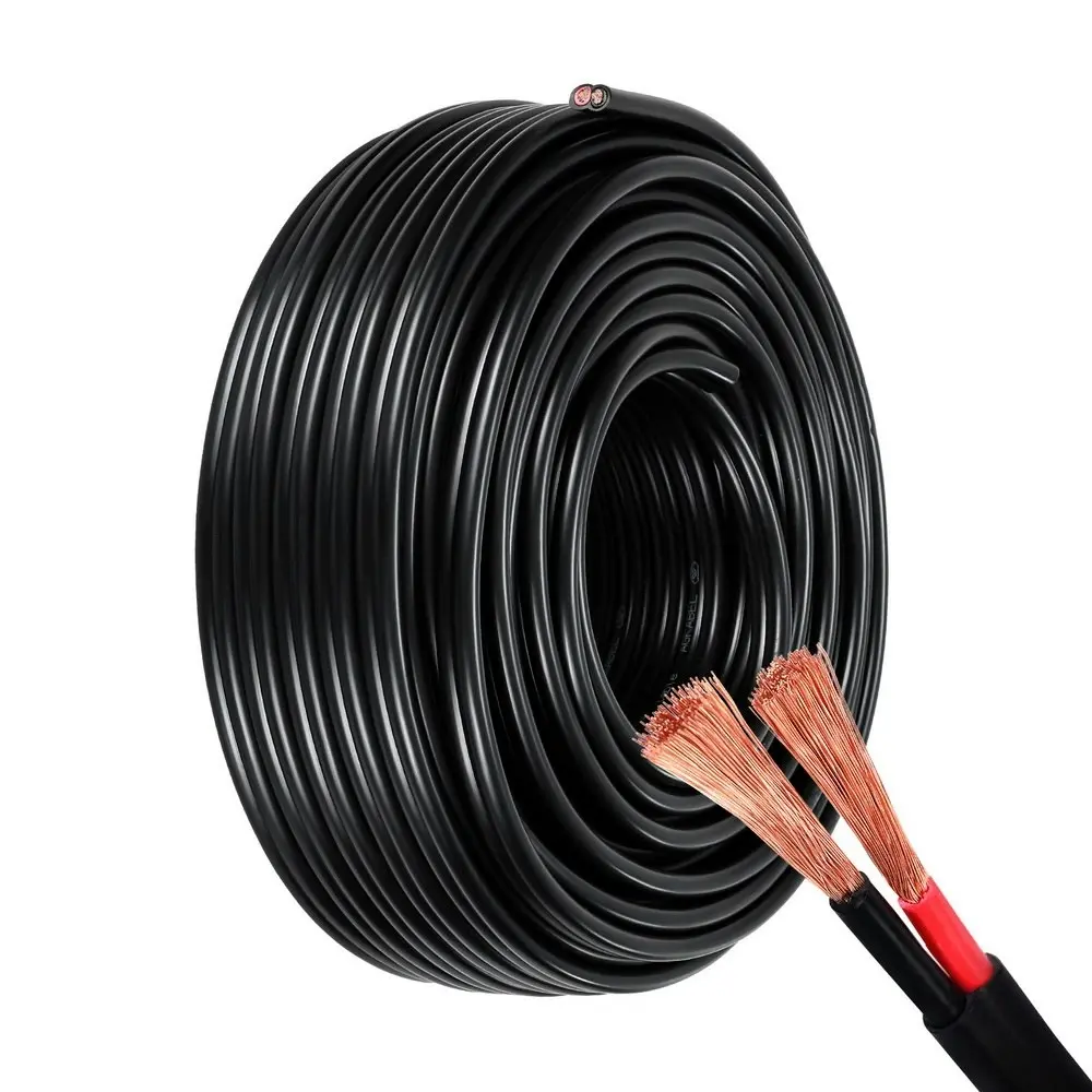 Giantz 8B&S 30M Twin Core Wire Electrical Cable Extension Car 450V 2 Sheath