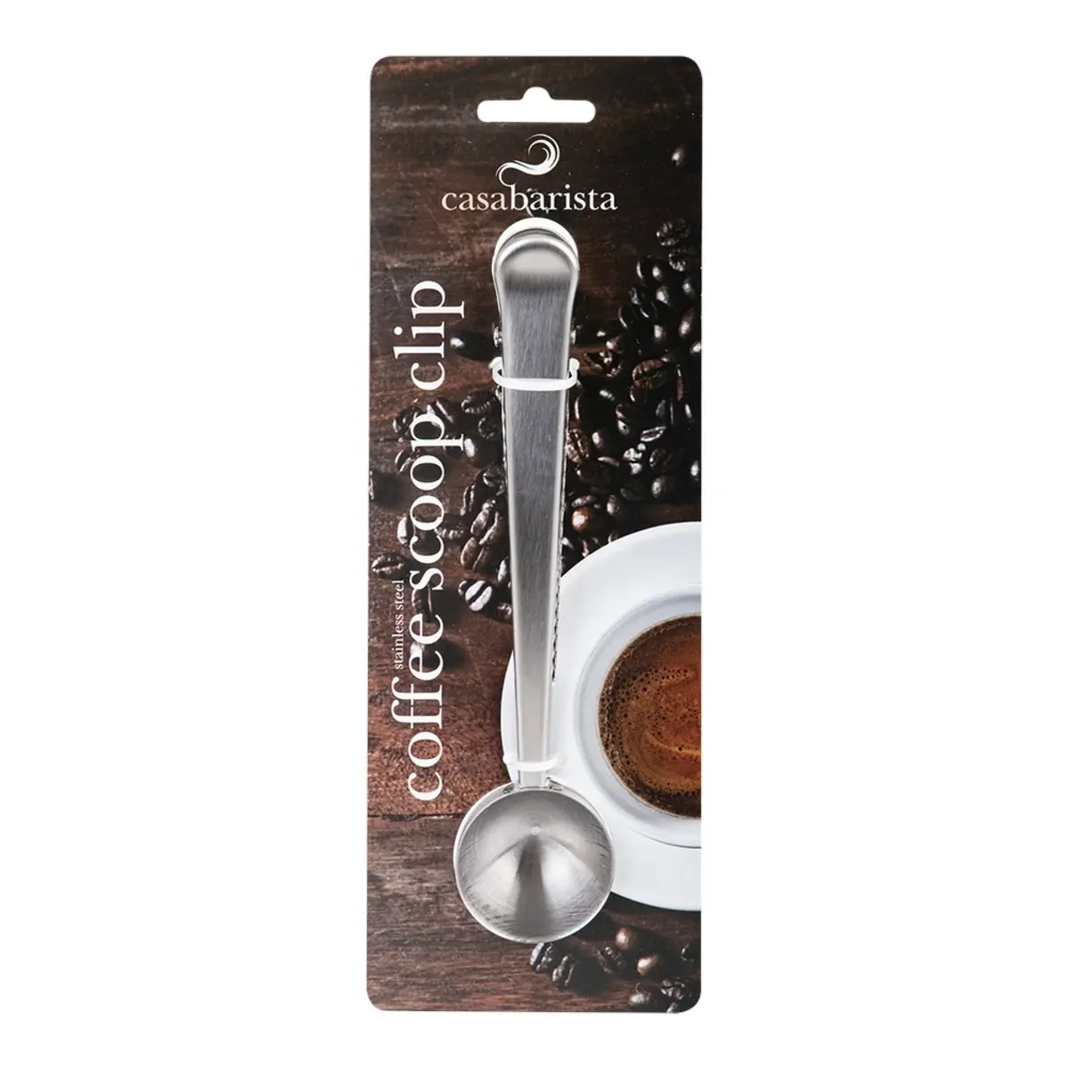 Casabarista Stainless Steel Coffee Scoop Clip