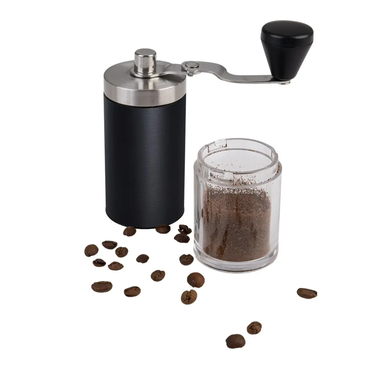 Casabarista Stainless Steel Hand Coffee Grinder With Ceramic Burr