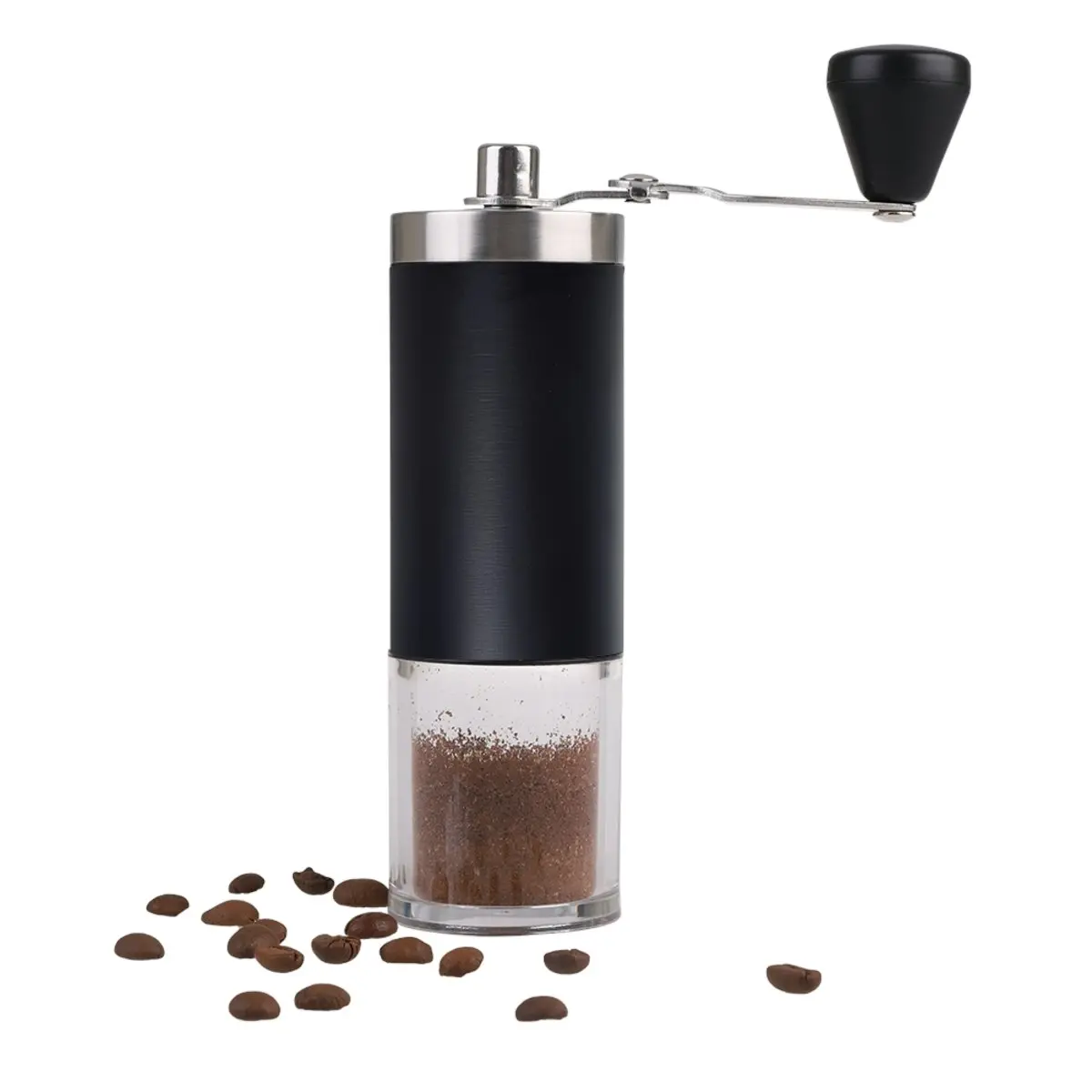 Casabarista Stainless Steel Hand Coffee Grinder With Ceramic Burr