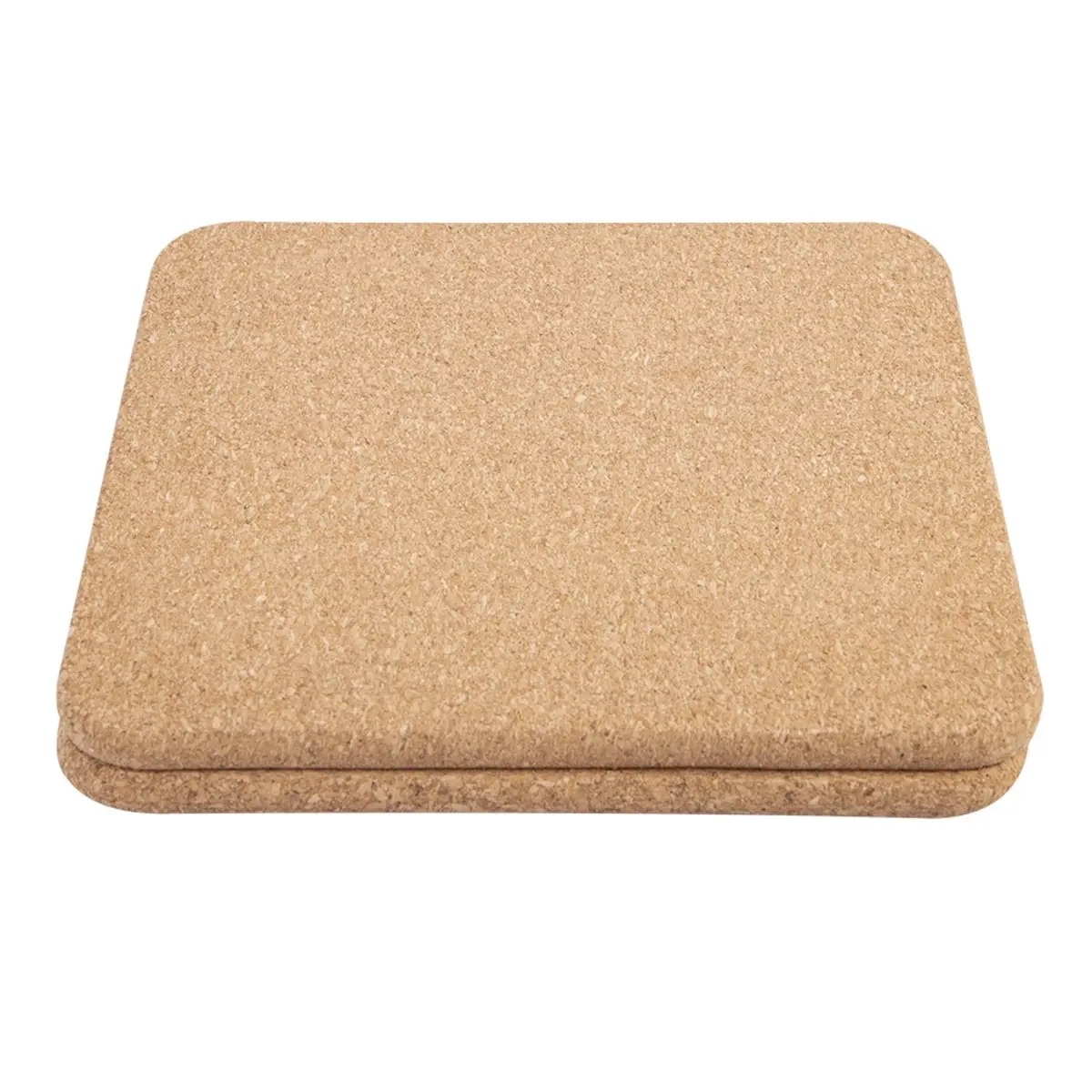 Appetito SQUARE CORK TRIVETS 20cm SET 2