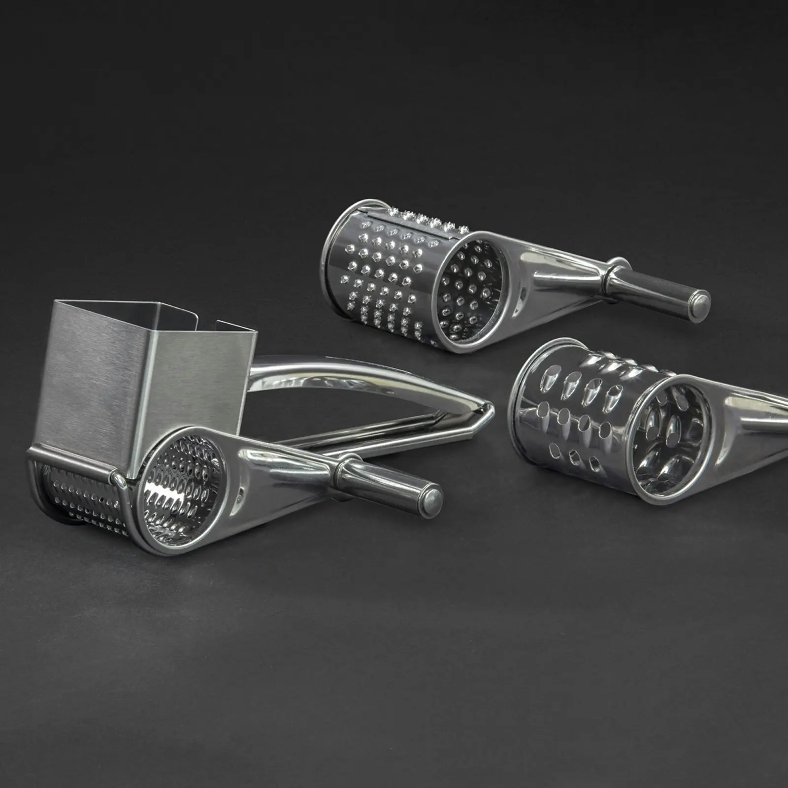 MasterPro Deluxe Rotary Grater With 3 Blades