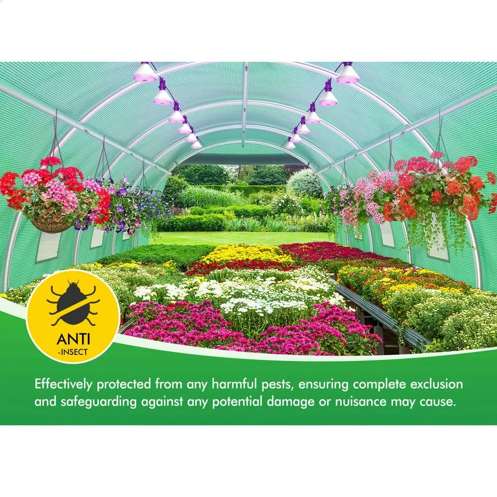 Alfordson Greenhouse Dome Shed Walk-in Tunnel Plant Garden Storage Cover 3x2x2M