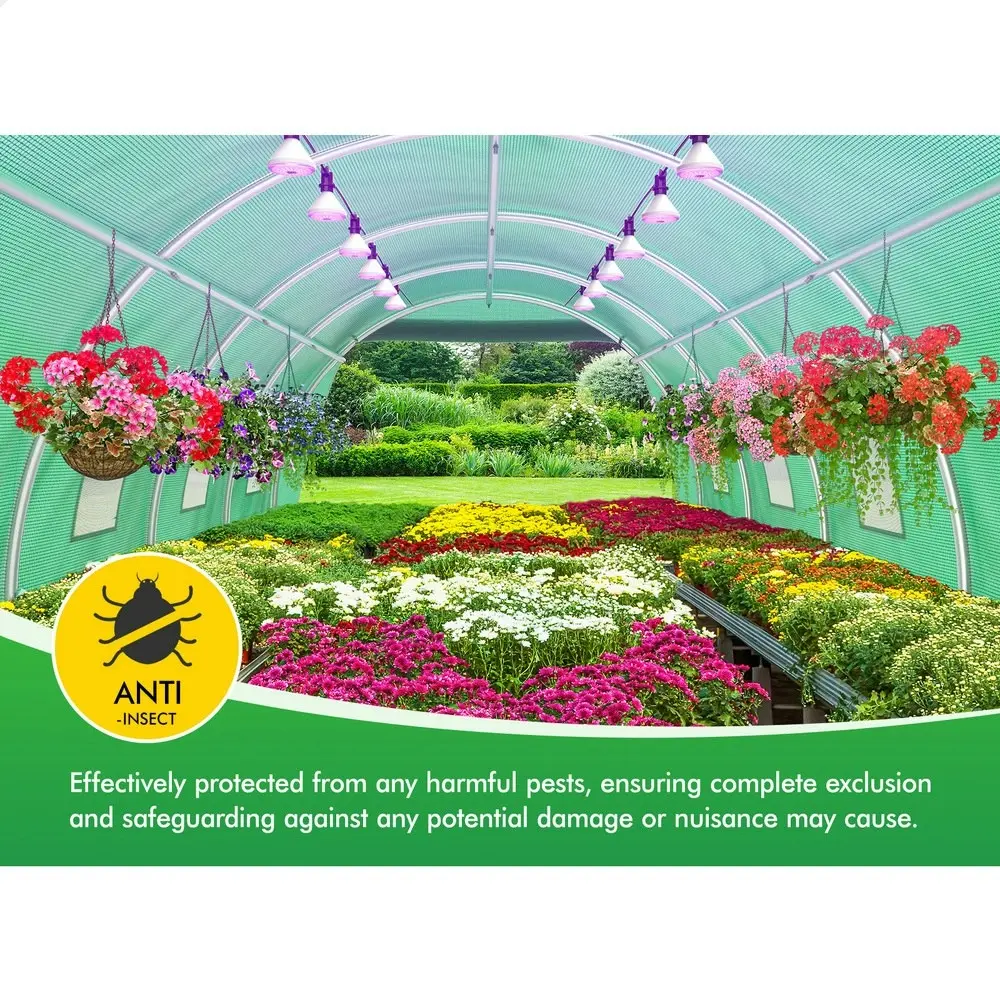 Alfordson Greenhouse Dome Shed Walk-in Tunnel Plant Garden Storage Cover 4x3x2M