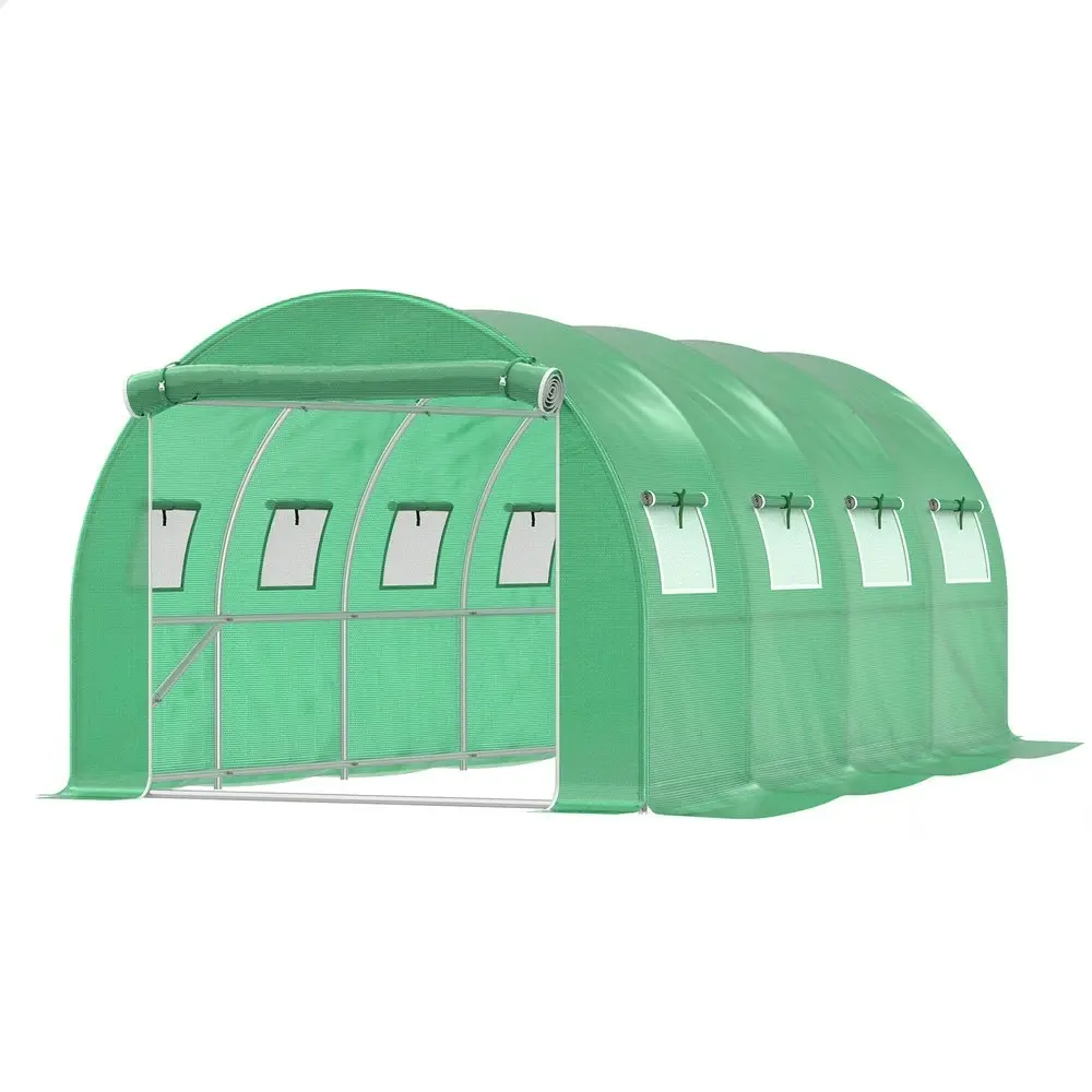 Alfordson Greenhouse Dome Shed Walk-in Tunnel Plant Garden Storage Cover 4x3x2M