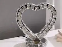 Heart Diamond Crystal Lamp