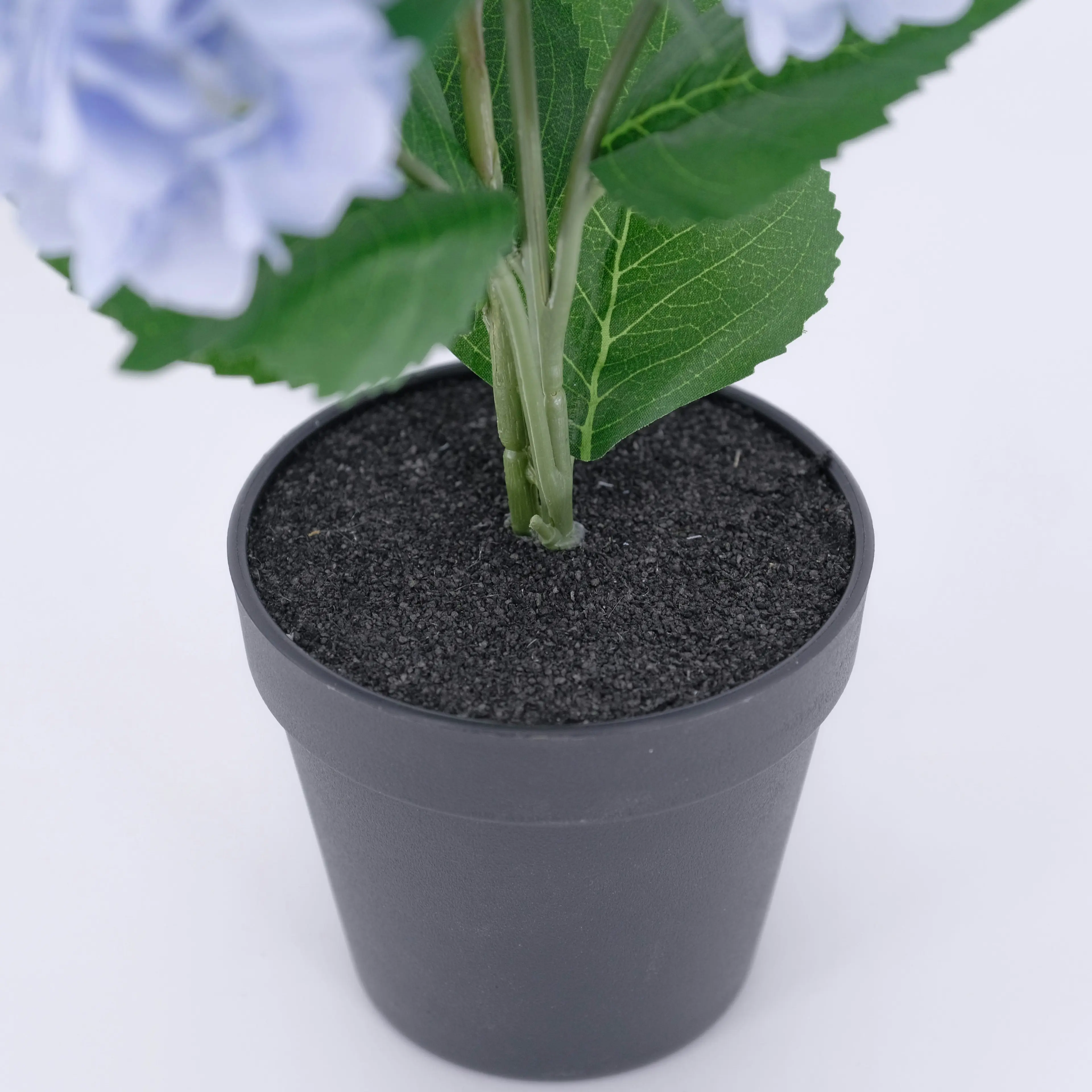 Artificial Blue Hydrangea Flowers Plant 43cm