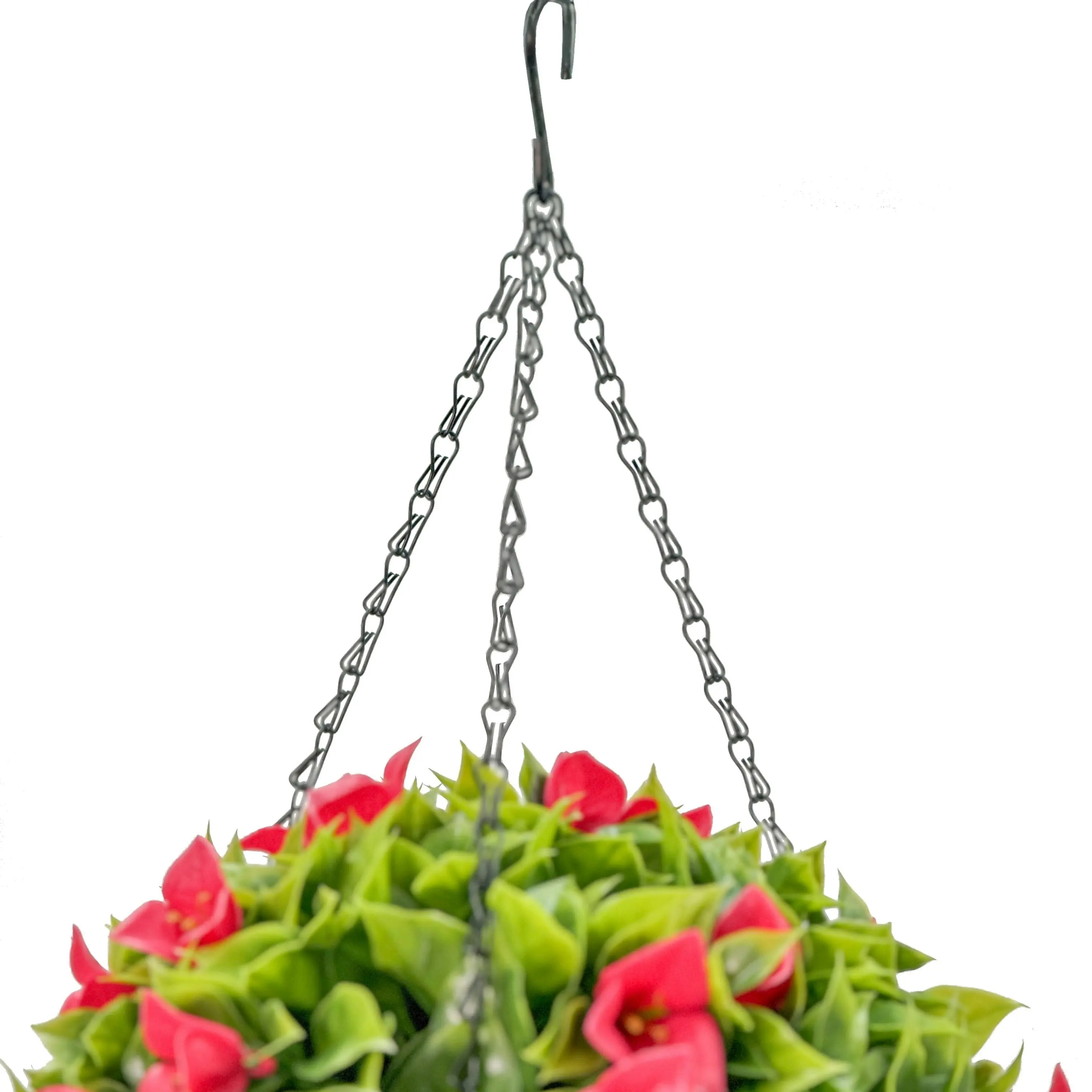 Hanging Baskets - Artificial Bougainvillea - Pink 33cm Outdoor