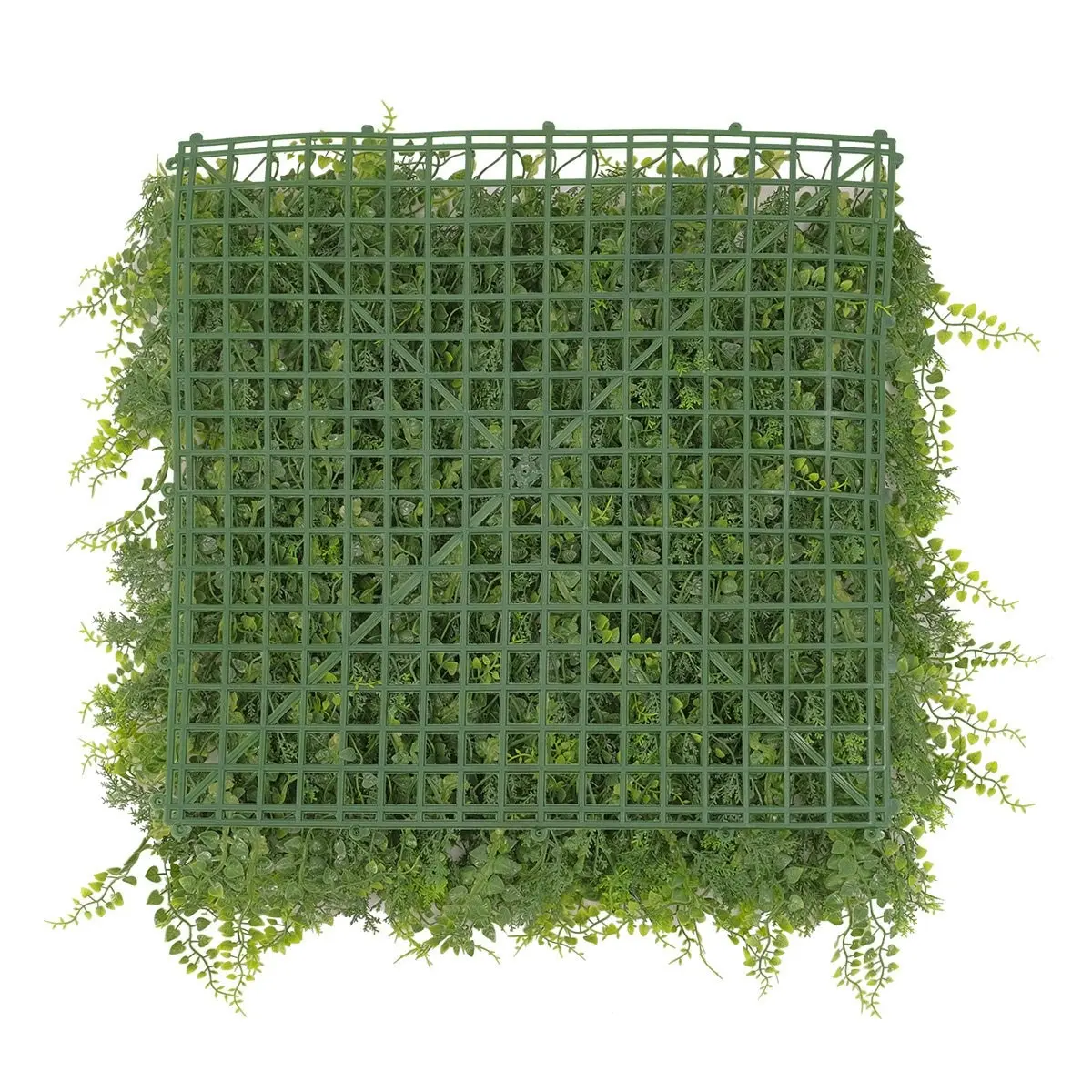 Artificial Golden Pine Hedge 50x50cm