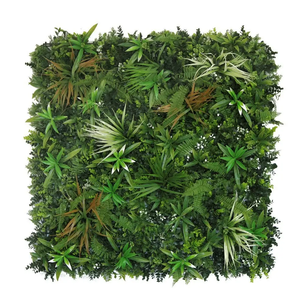 Artificial Spider Fern Hedge 100x100cm