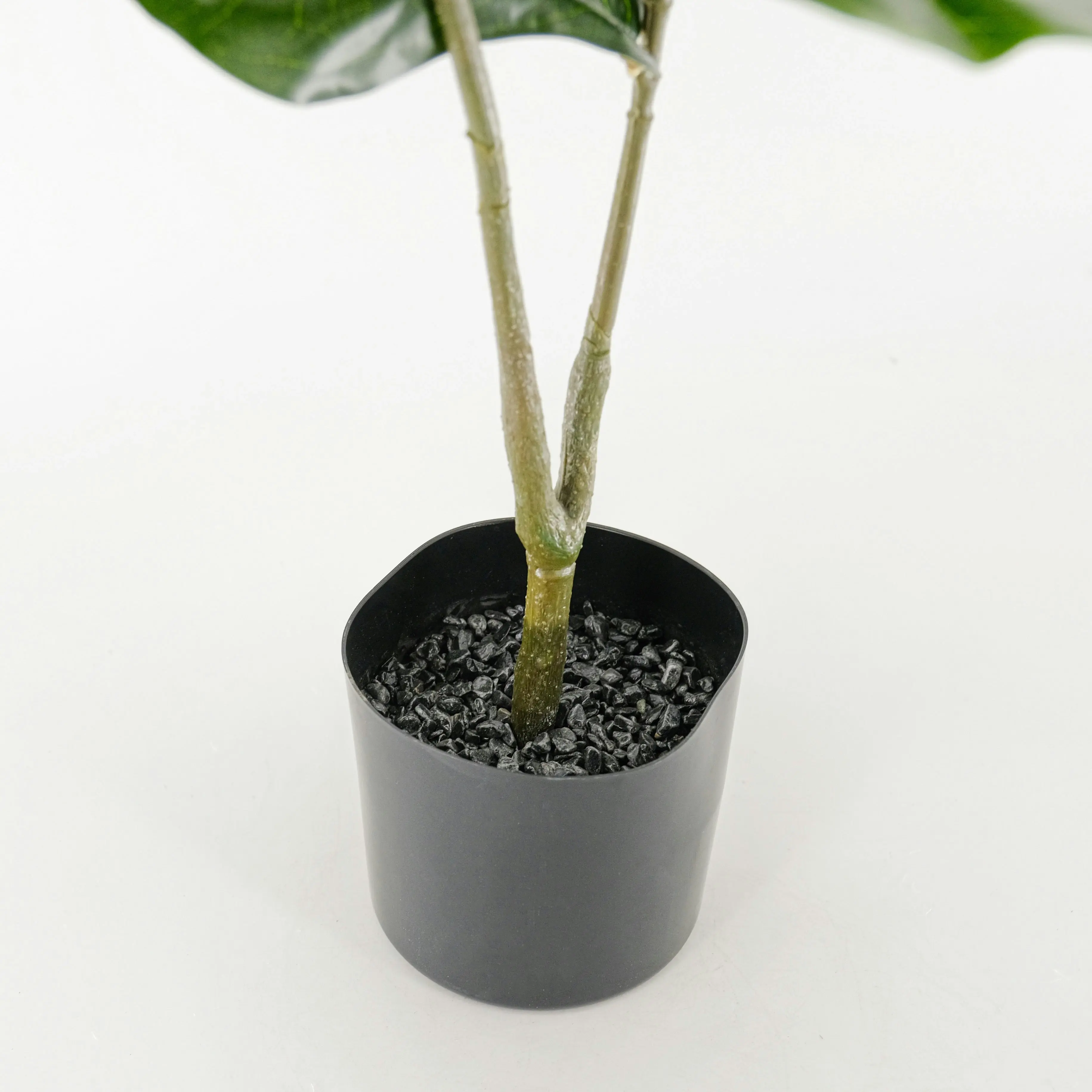 Artificial Twin Fiddle Leaf Fig Plant 70cm