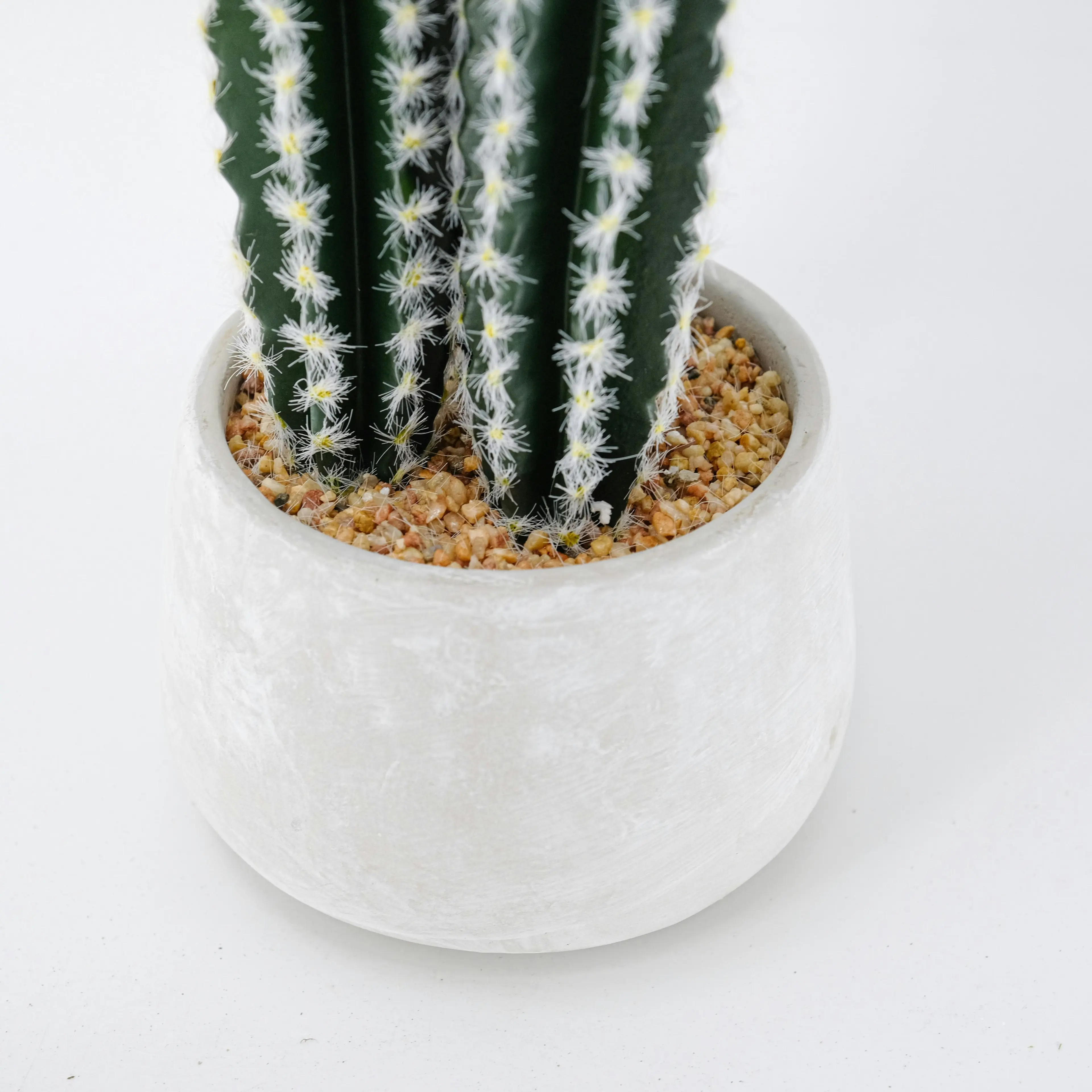 Artificial Cactus Plant in White Pot 60cm