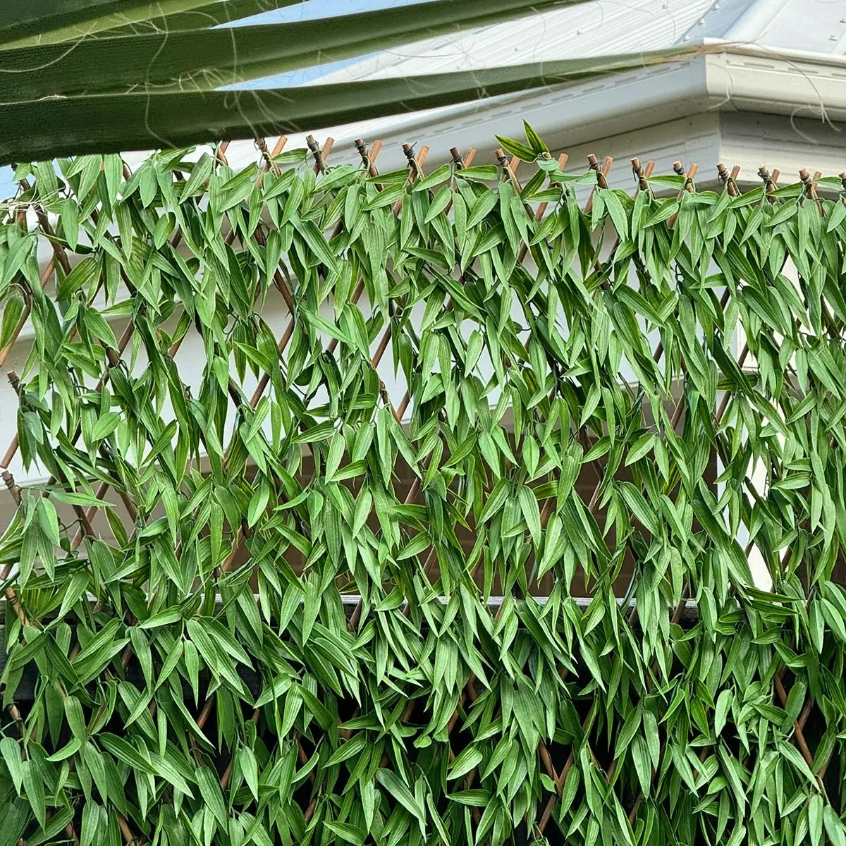 Expanding Trellis - Artificial Bamboo leaves Outdoor 180 x 90cm