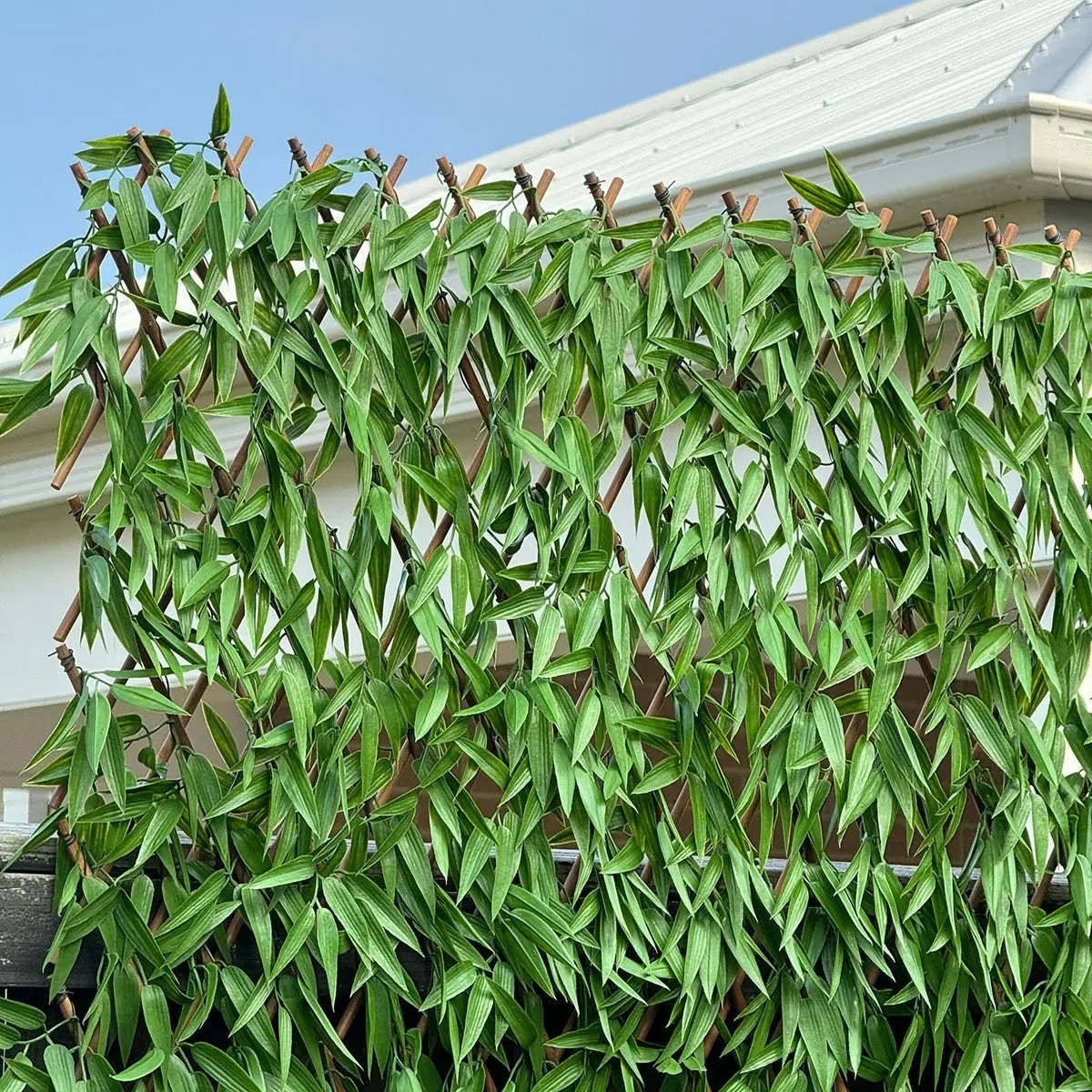 Expanding Trellis - Artificial Bamboo leaves Outdoor 180 x 90cm