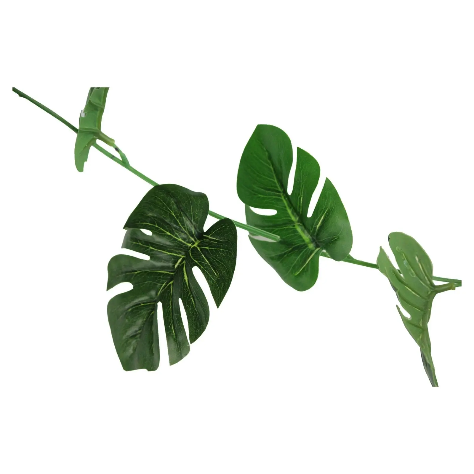 Artificial Monstera Garland Dark Green 2.5m