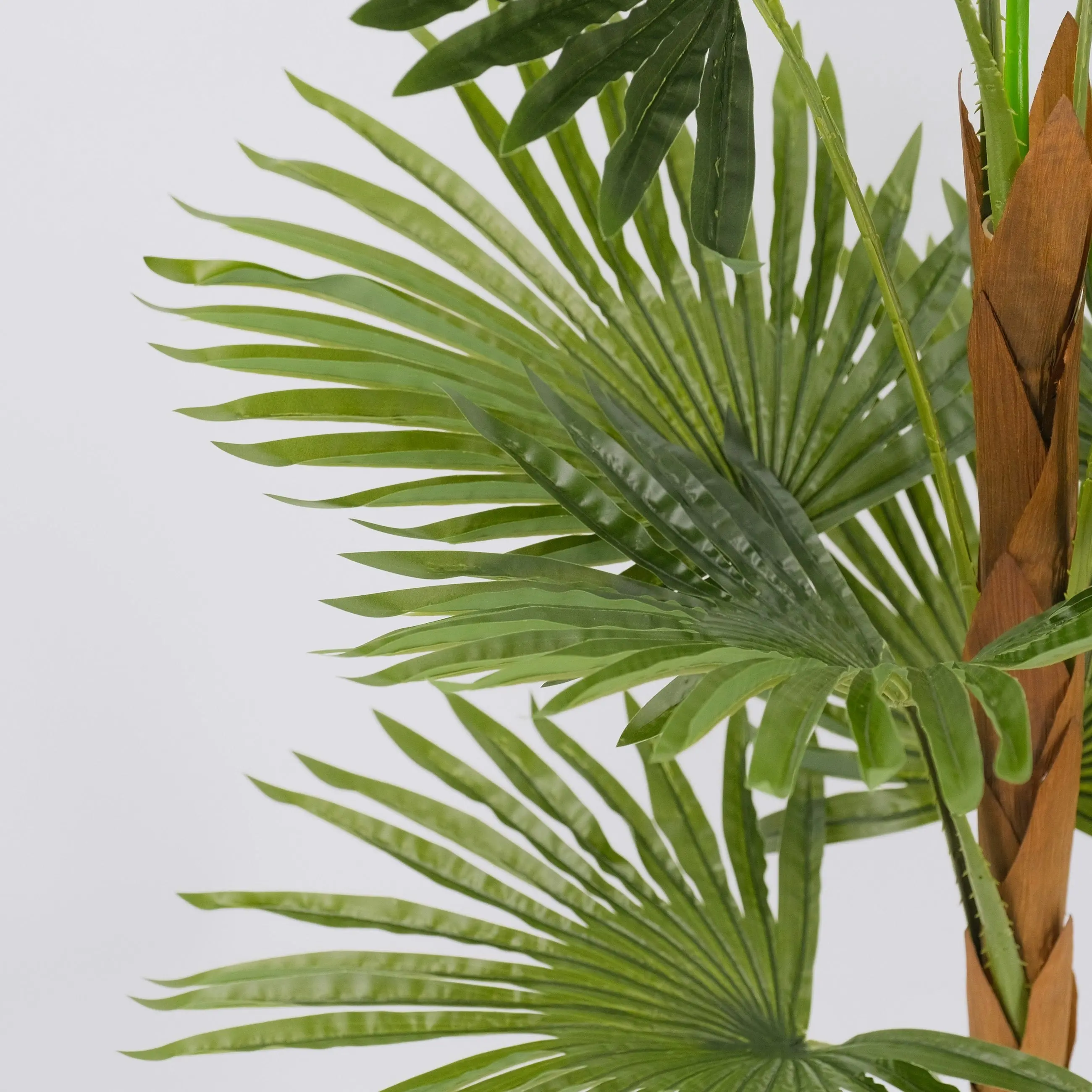 Large Artificial Fan Palm Plant 120cm