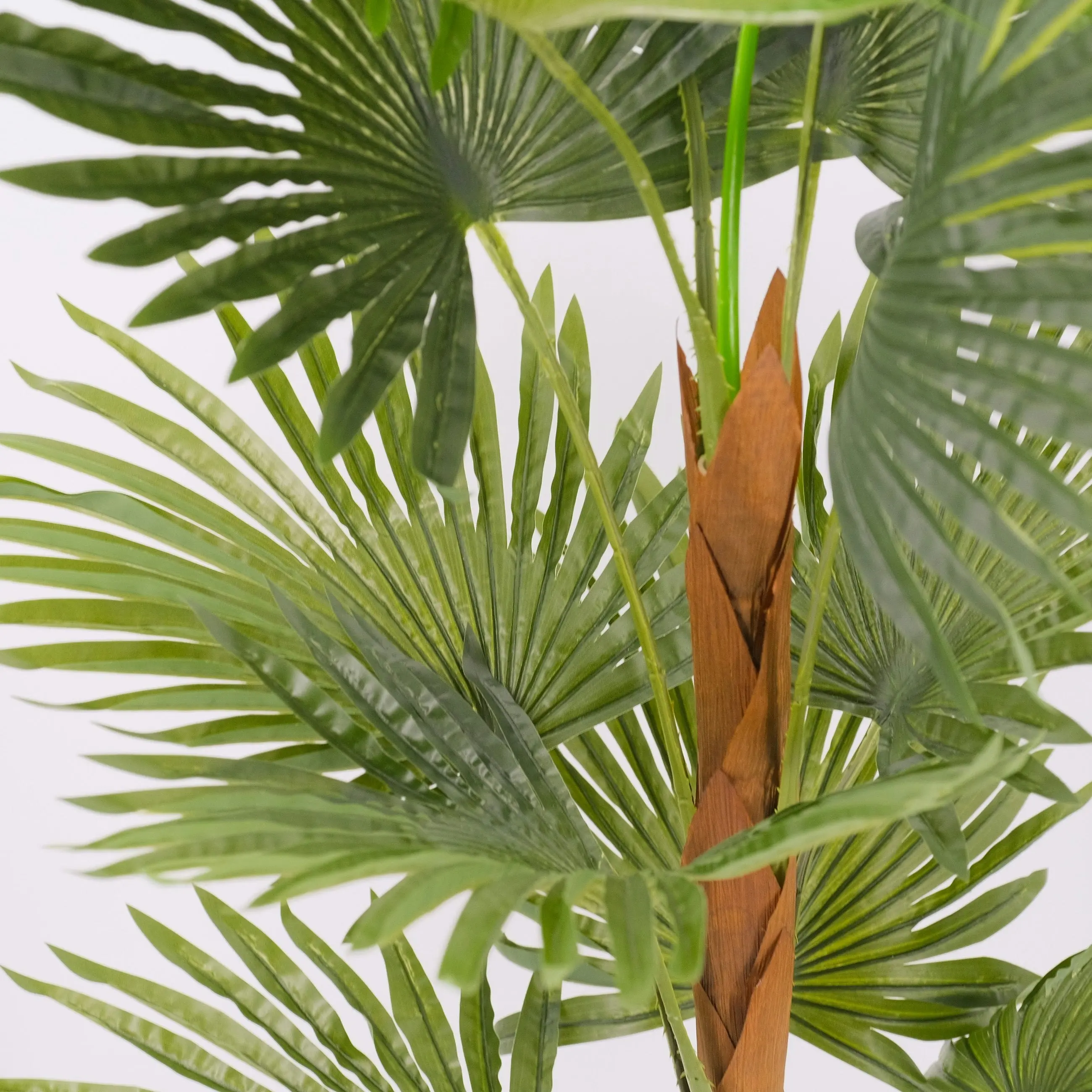 Large Artificial Fan Palm Plant 120cm