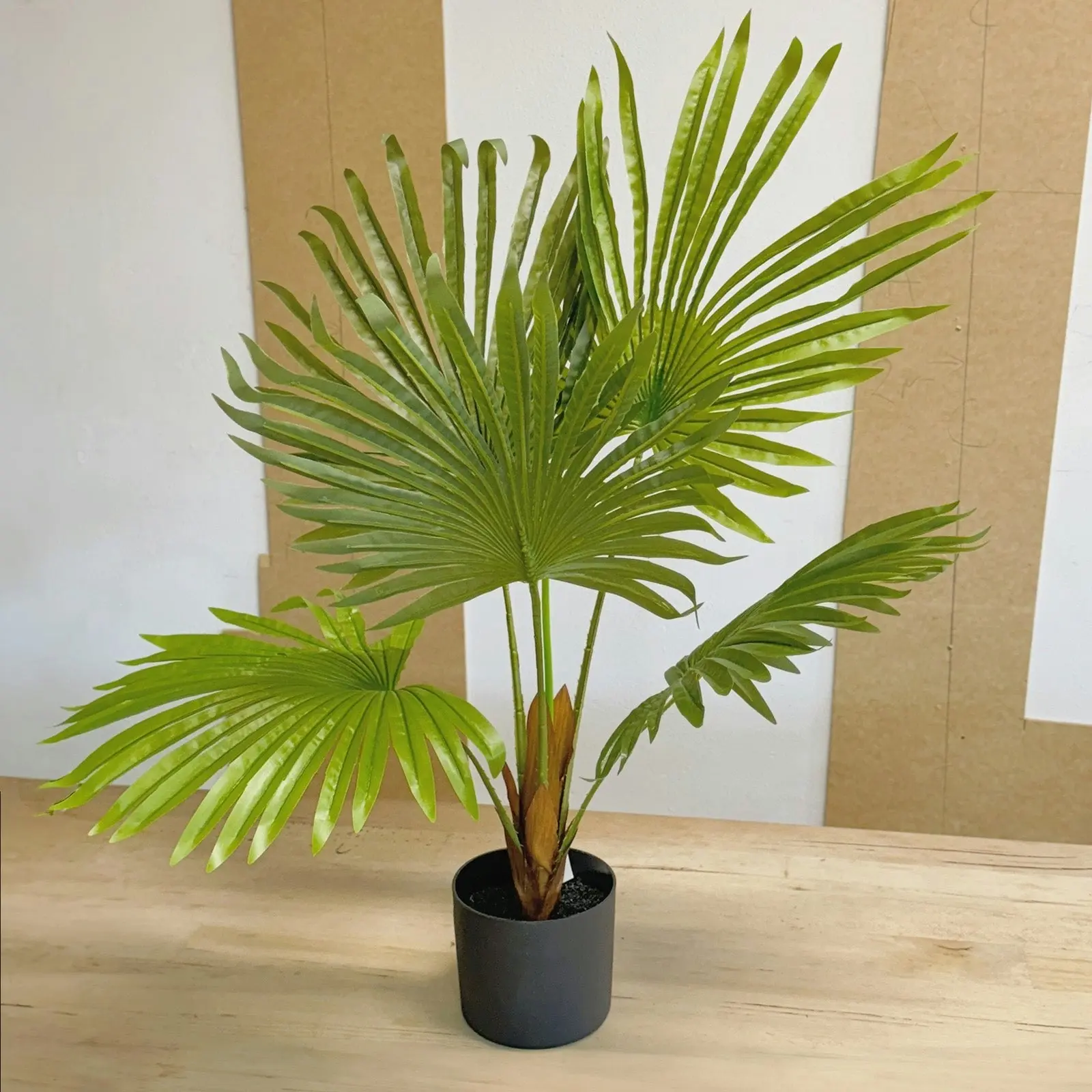 Artificial Fan Palm Plant 70cm