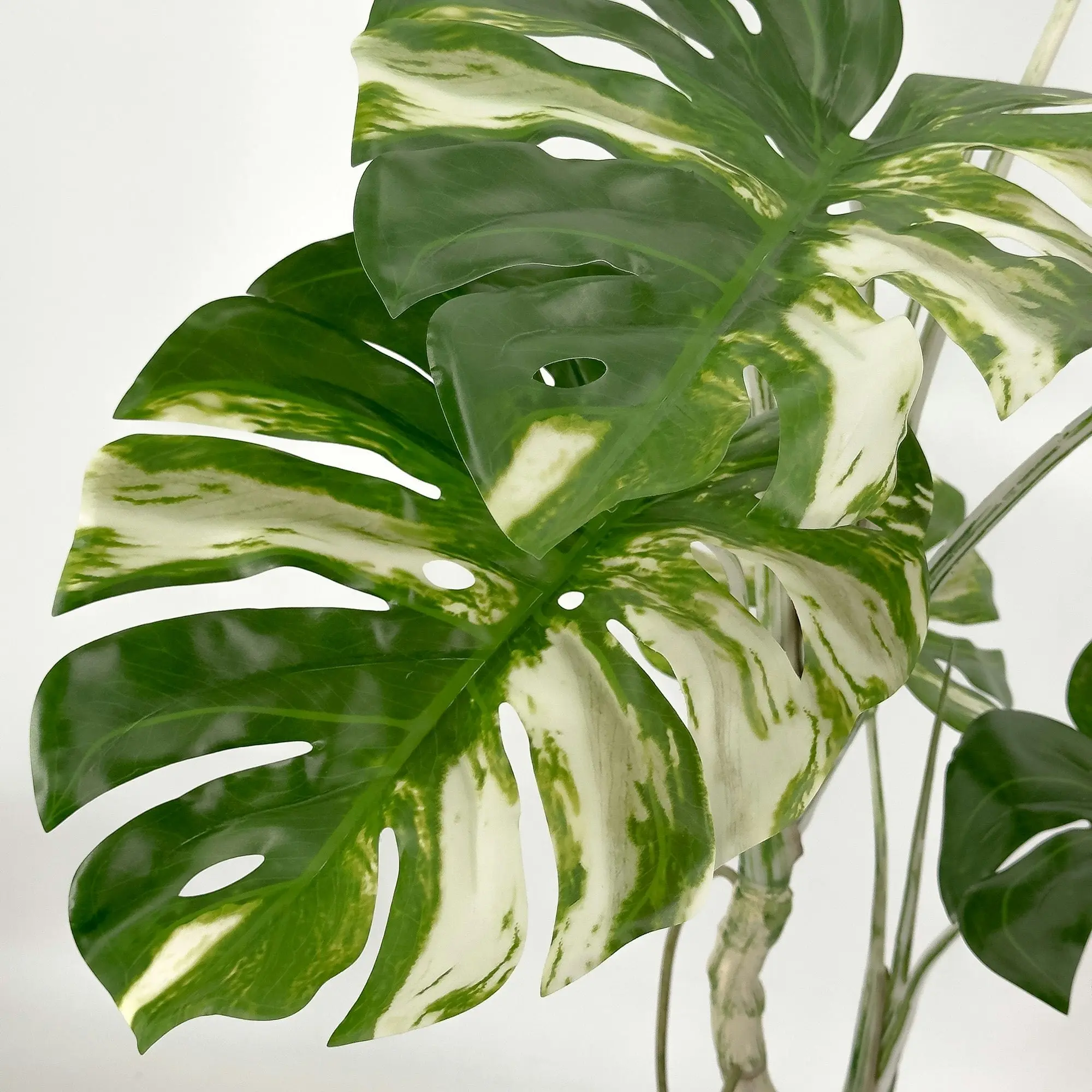 Large Artificial Variegated Monstera Plant 120cm