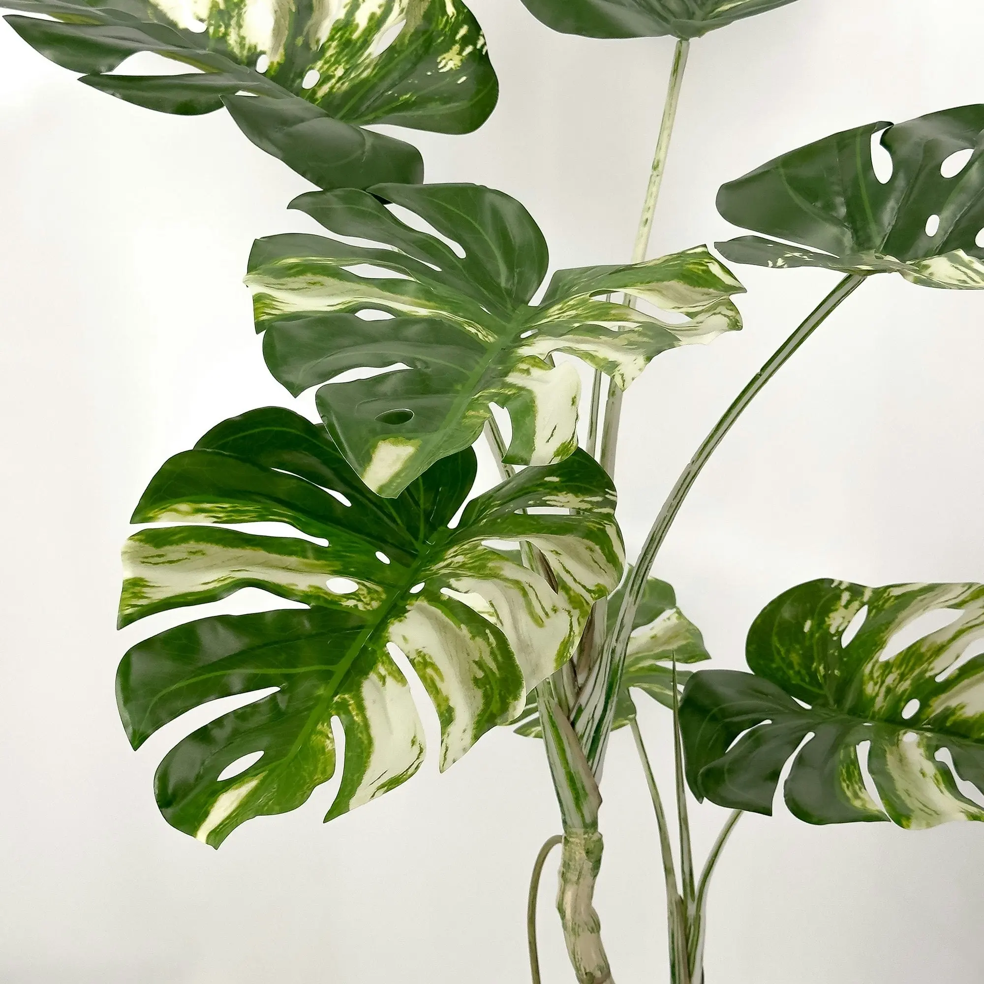 Large Artificial Variegated Monstera Plant 120cm