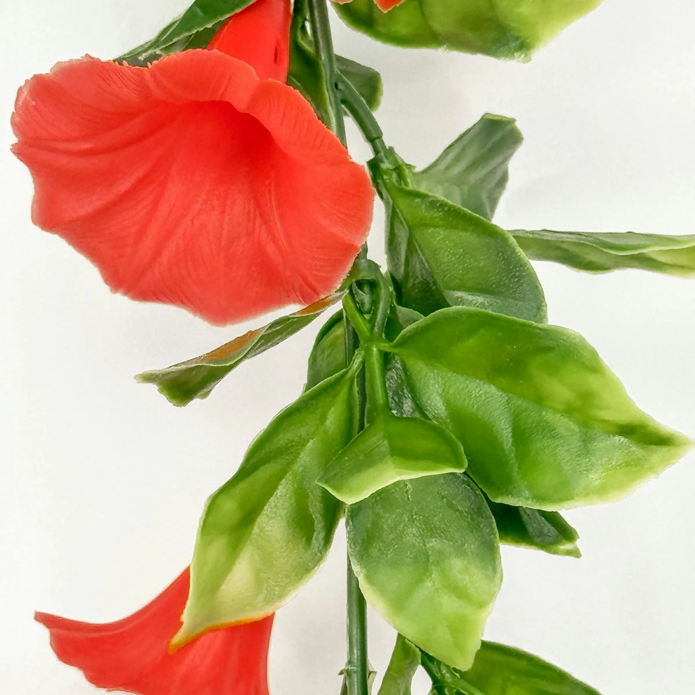 Artificial Garland - Petunia (Morning Glory) - Red 160cm Outdoor