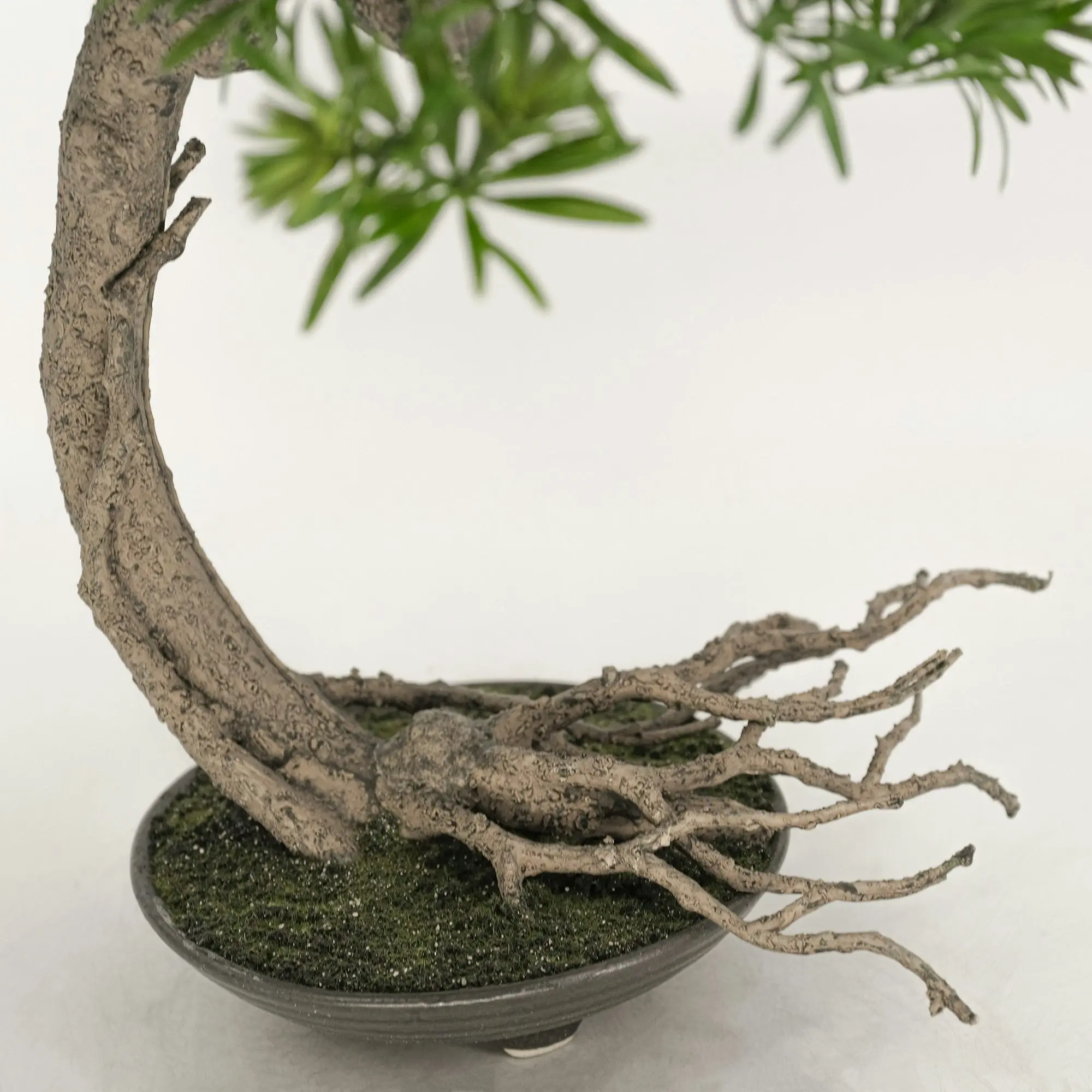 Artificial Plant Buddhist Pine Bonsai - Literati (Bunjingi) 55cm