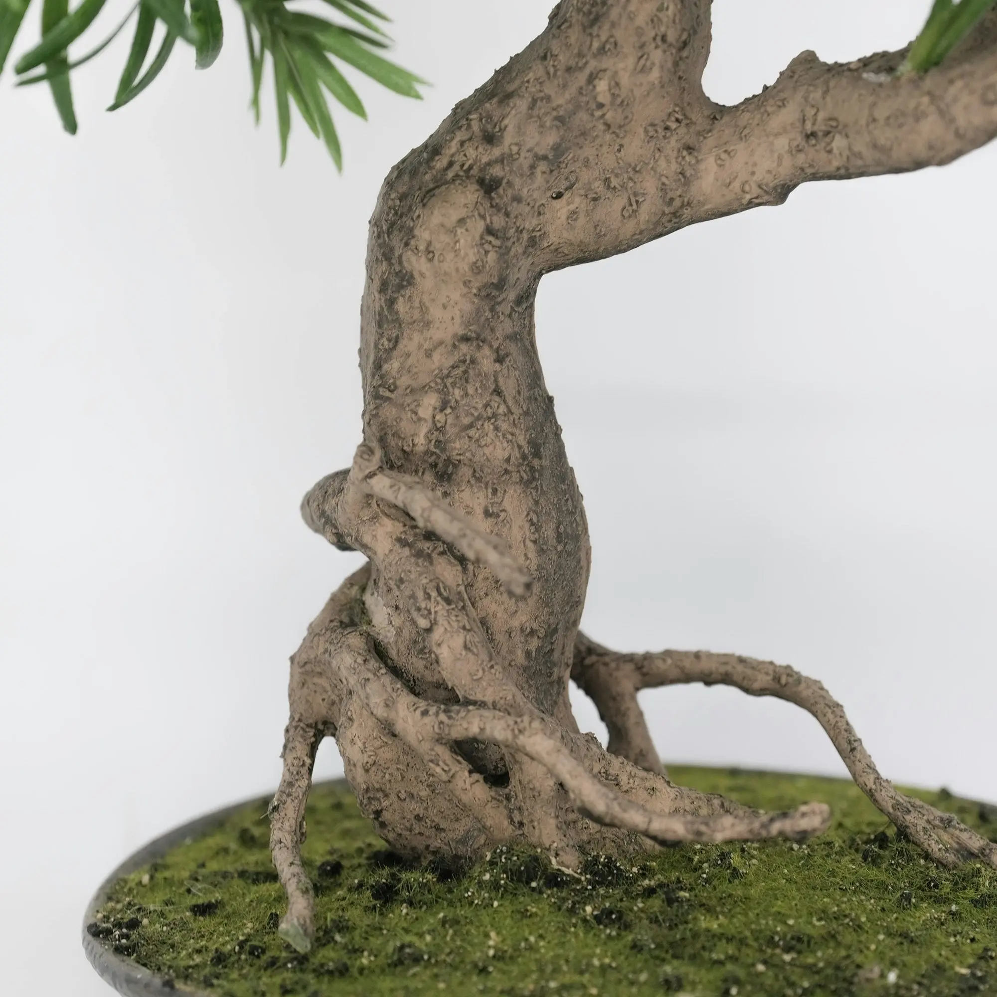 Artificial Plant Buddhist Pine Bonsai - Informal Upright (Moyogi) 45cm