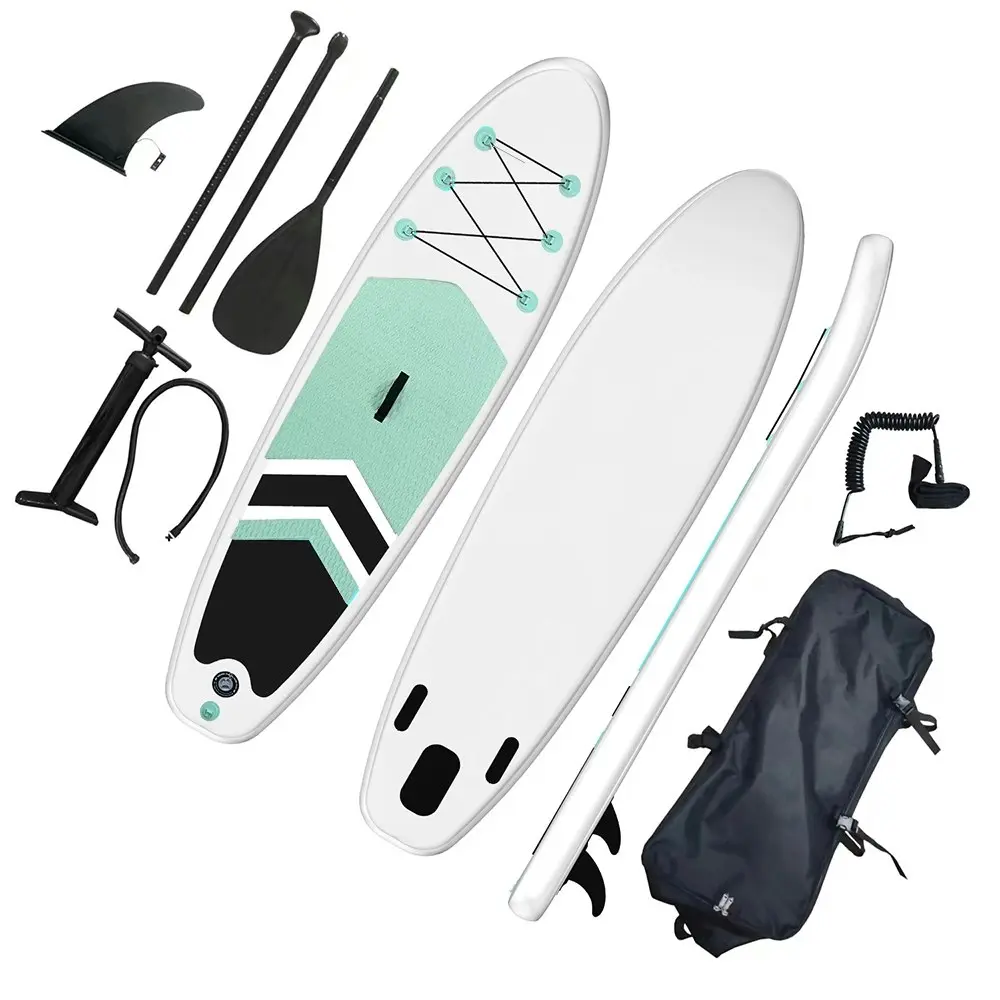 MaxU Inflatable Paddle Board 3.2m SUP Surfboard Stand Up Paddleboard with Bonus Accessories