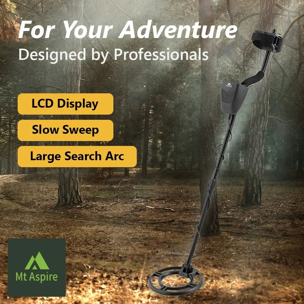 Mt Aspire Professional Metal Detector 200MM LCD Screen Waterproof Mine Gold Digger