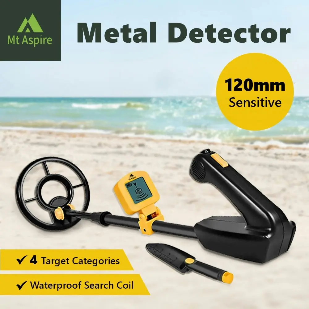 Mt Aspire 120MM Metal Detector LCD Display Waterproof Adjustable Entry-Level Kids