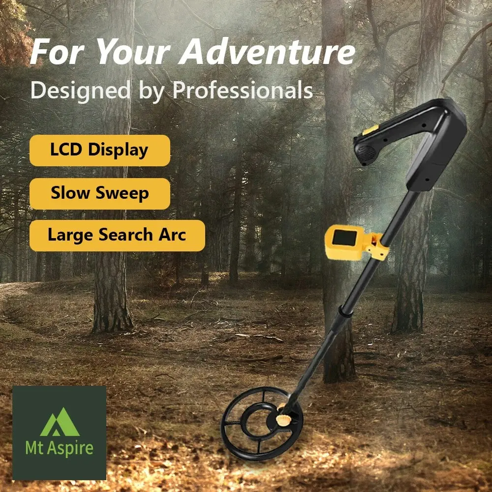 Mt Aspire 120MM Metal Detector LCD Display Waterproof Adjustable Entry-Level Kids