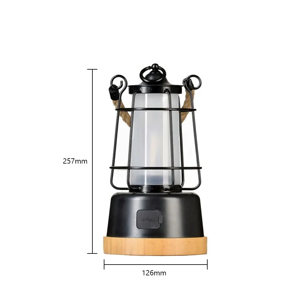 WILDLAND Outdoor Hanging Lantern Waterproof LED Light Rope Handle Camping Garden