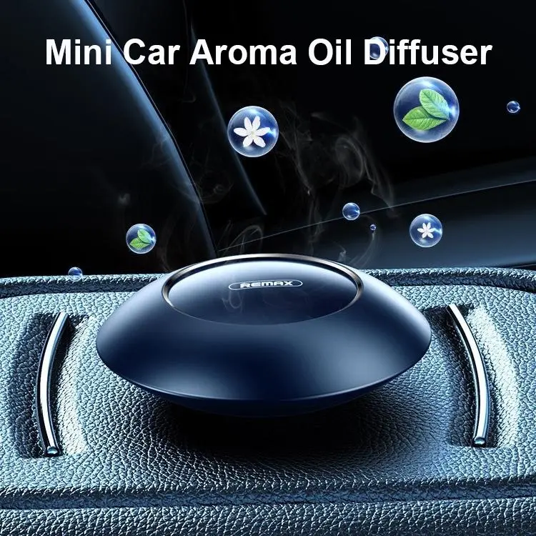 Mini Car Aroma Oil Diffuser Air Freshener Purifier Aluminum Disk Shape