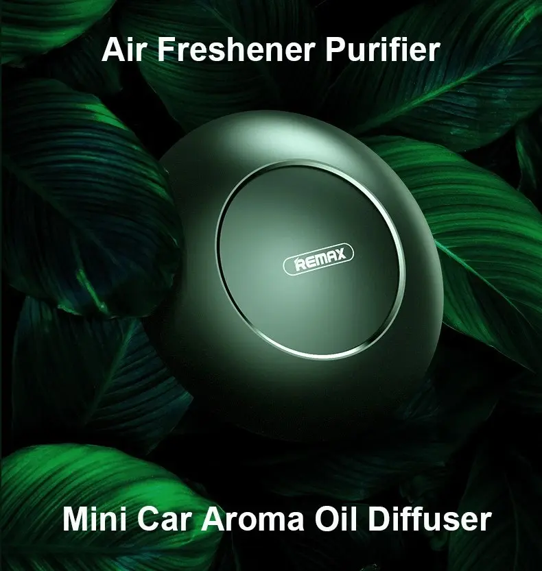 Mini Car Aroma Oil Diffuser Air Freshener Purifier Aluminum Disk Shape