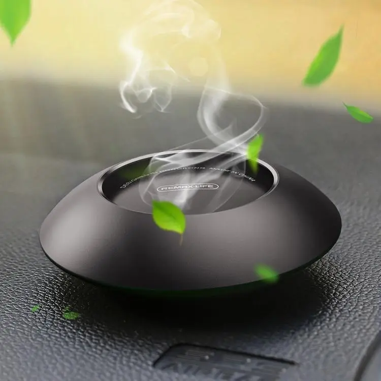 Mini Car Aroma Oil Diffuser Air Freshener Purifier Aluminum Disk Shape