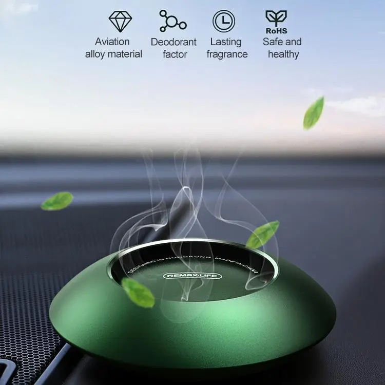 Mini Car Aroma Oil Diffuser Air Freshener Purifier Aluminum Disk Shape