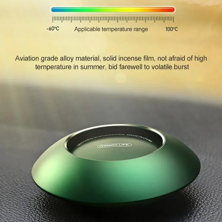 Mini Car Aroma Oil Diffuser Air Freshener Purifier Aluminum Disk Shape