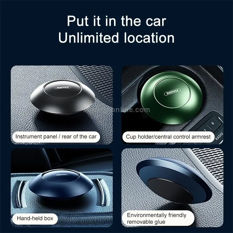 Mini Car Aroma Oil Diffuser Air Freshener Purifier Aluminum Disk Shape