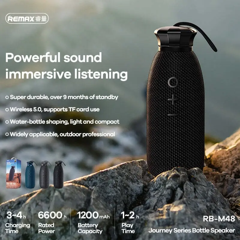 Portable Bottle-Shaped Bluetooth Music Streaming Speaker - Journey Series