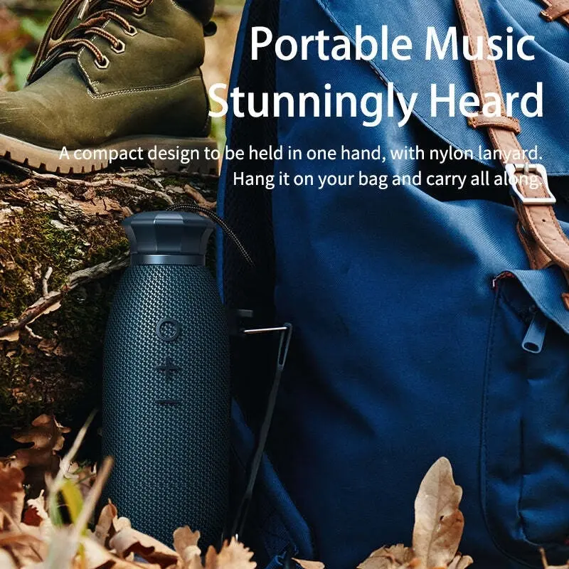 Portable Bottle-Shaped Bluetooth Music Streaming Speaker - Journey Series