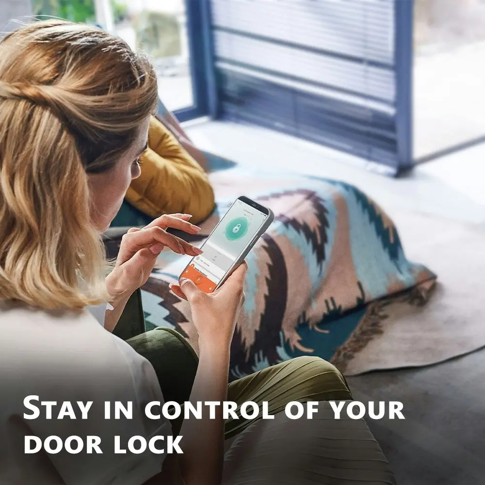 Lockin Smart Door Lock G30 Fingerprint Keyless WiFi App Control for US Cylinder Locks