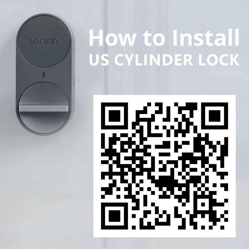 Lockin Smart Door Lock G30 Fingerprint Keyless WiFi App Control for US Cylinder Locks